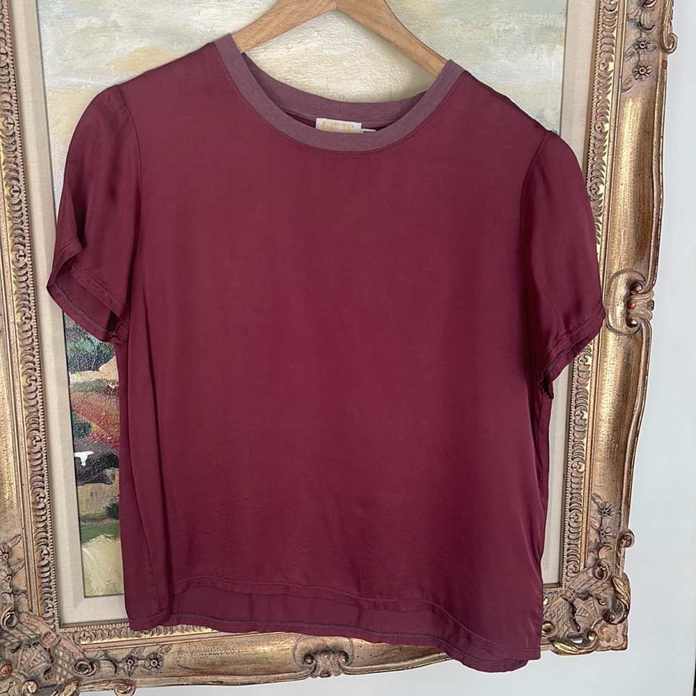 Nation silk top